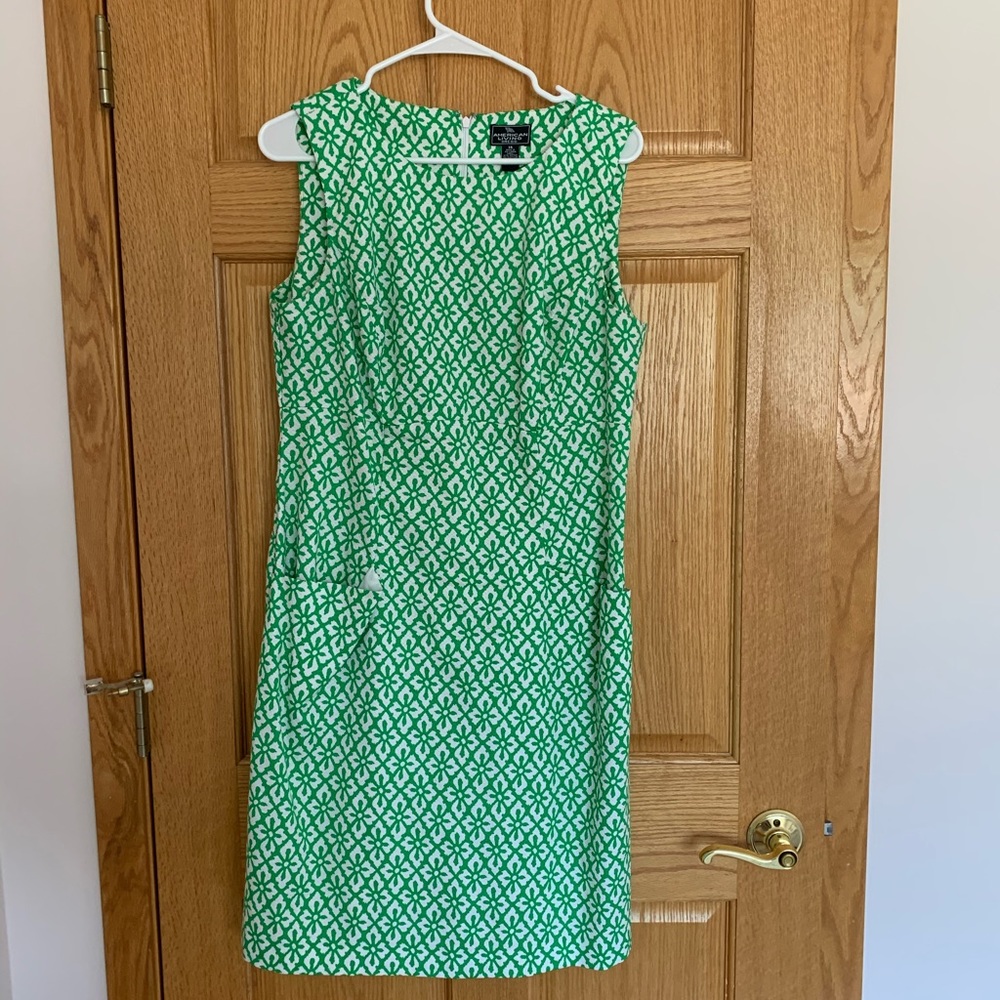 Green Patterned Dress